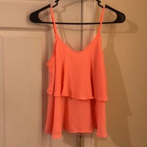 Vibrant Orange Lush Tank